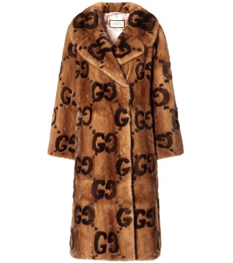 gucci fur jacket mens|Gucci trench coat women's.